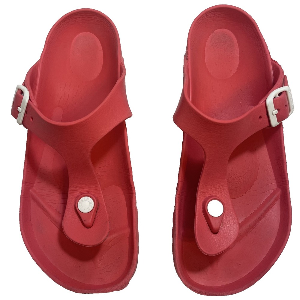 Birkenstock Gizeh EVA Thong Sandals Coral Pink Womens 7 EU‎ 36